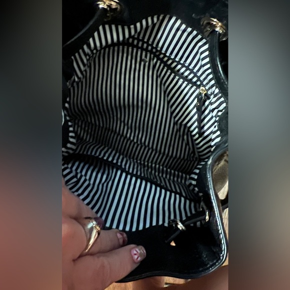 Kate Spade Black Leather Back Pack - Picture 5 of 7